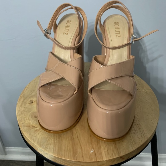 Schutz Chunky Heels - Picture 3 of 7